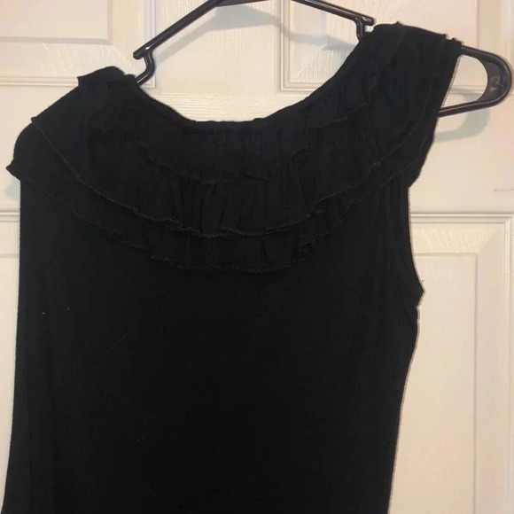 One shoulder Tank with ruffles - Picture 3 of 4
